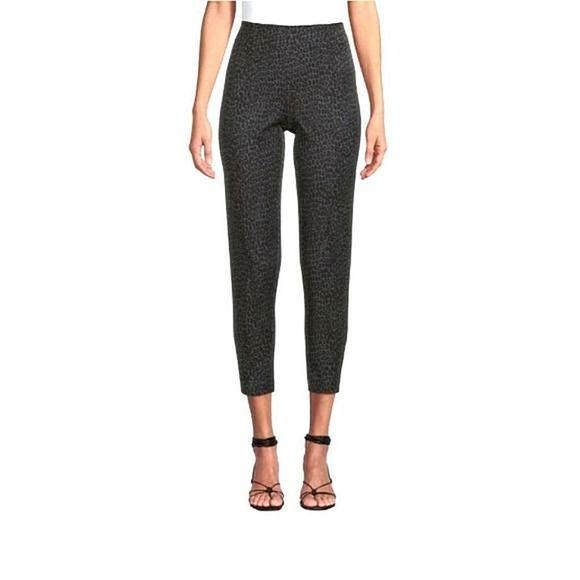 TIME AND TRU Leopard Print Casual Career Stretch Skinny Pants sz 20 Gray Black - Picture 12 of 13